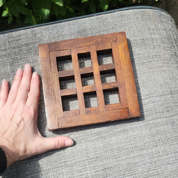 Rustic Wooden Trivet Decor - Picture 4 of 12